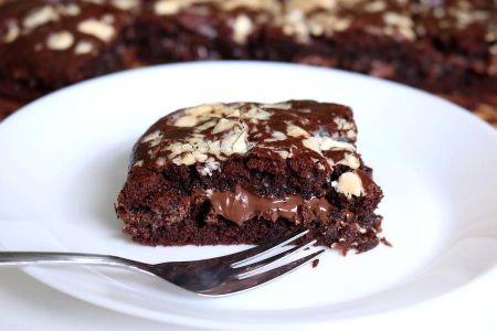 Brownies mit Nuss-Nougtcreme