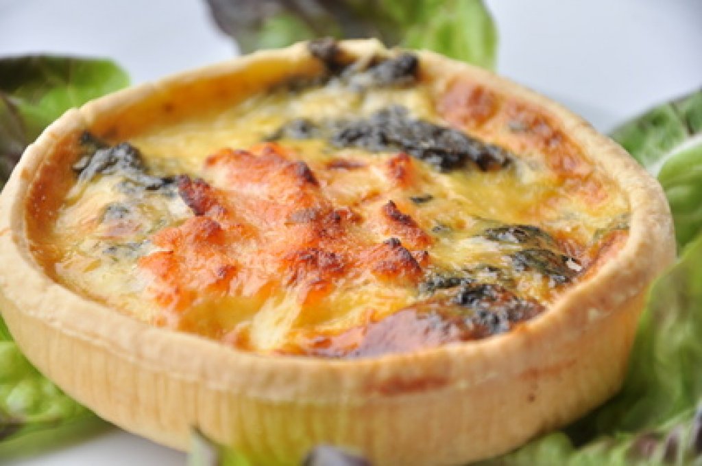 Spinat Quiche Mit Lachs Rezept Kochrezepte At