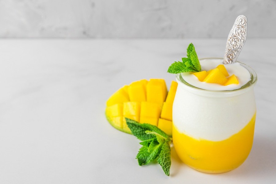 Mango-Joghurt-Dessert - Rezept | Kochrezepte.at