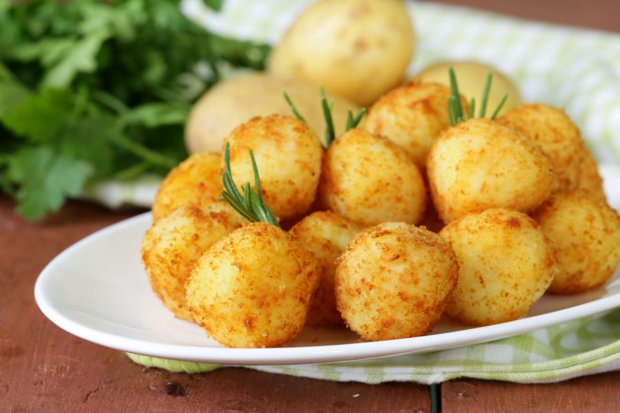 Gebratene Kartoffel-Bällchen - Rezept | Kochrezepte.at